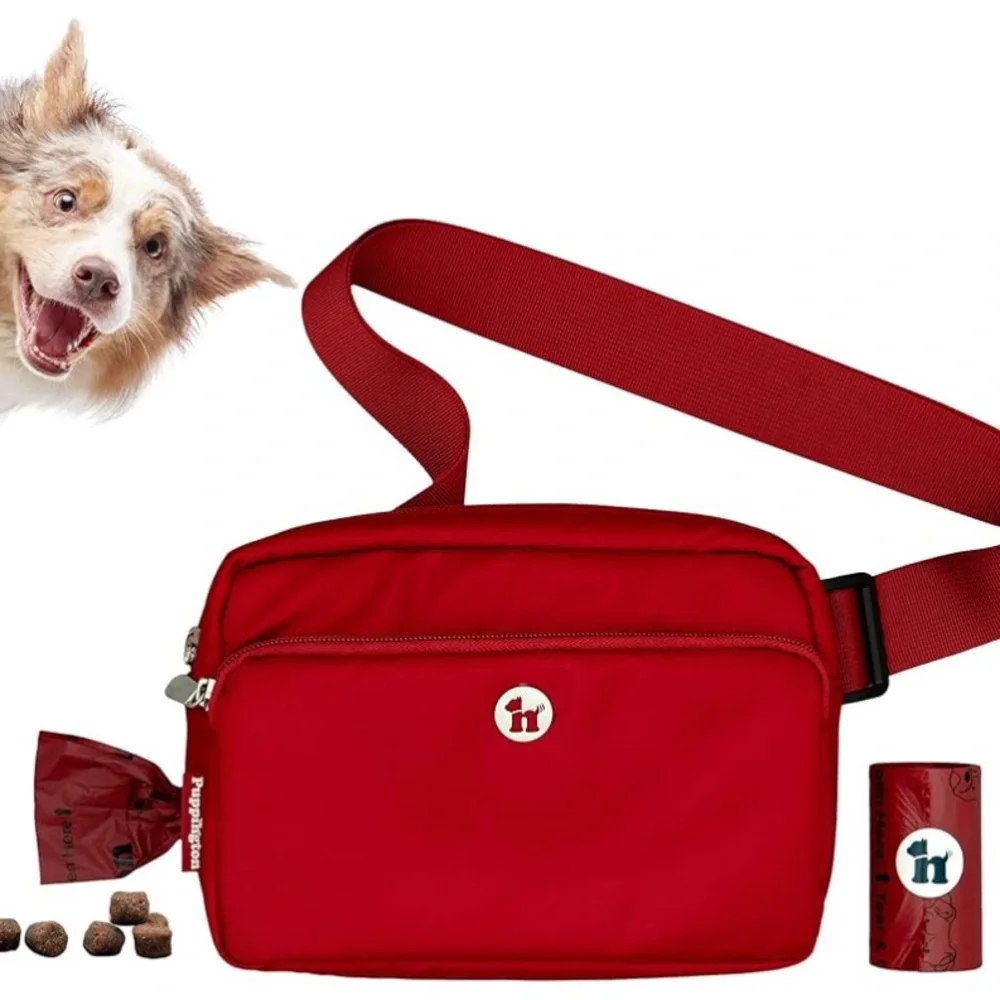 Pup Culture 3-in-1 Crossbody Dog Walking Bag & Treat Pouch